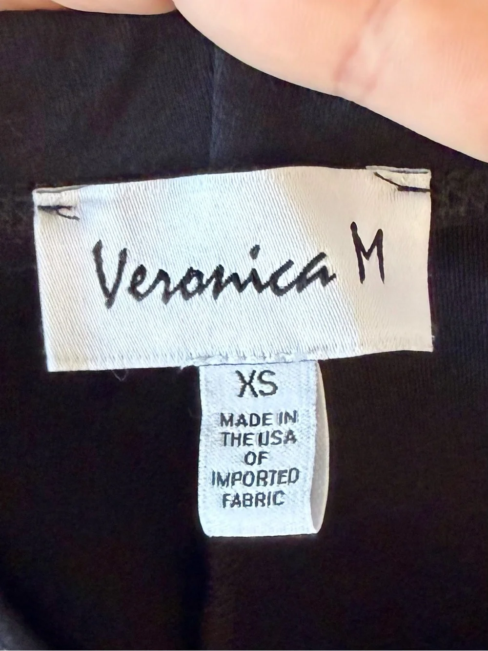 Veronica M Black High-Rise Ponti Flared Trousers - Size: Extra Small